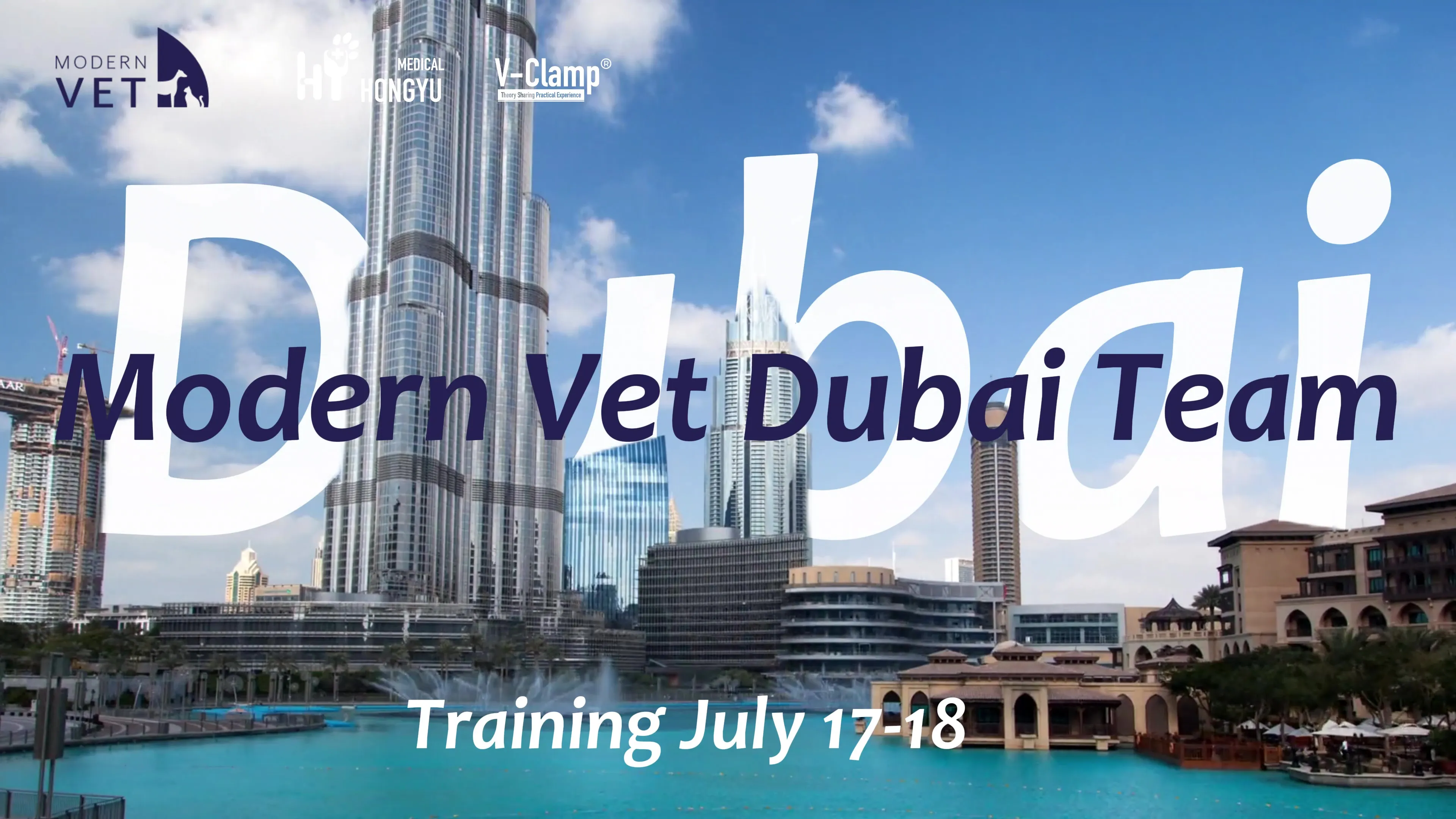 First Team from UAE-Modern Vet Dubai's Doctors Completed V-Clamp Training